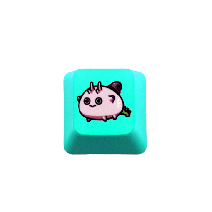 Cute ESC PBT Keycap Custom Keyboards UK Cyan Nervous Fish