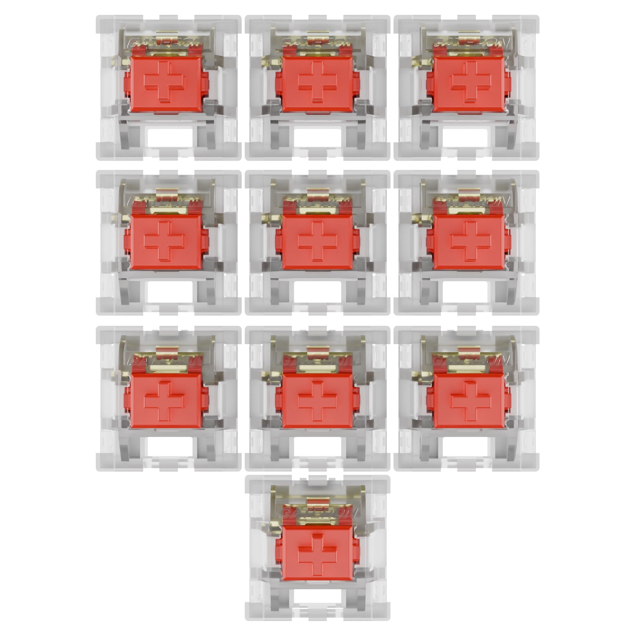 Gateron G Pro 3.0 Red Linear Switches Switches Gateron 10