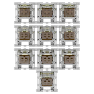 OUTEMU RGB Brown Tactile Switches Switches OUTEMU 10