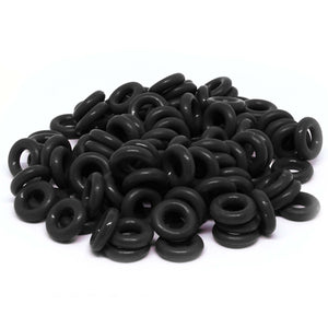 110Pcs O-Rings Keyboard Switch Dampeners Tools Custom Keyboards UK 2.5mm Black