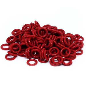 110Pcs O-Rings Keyboard Switch Dampeners Tools Custom Keyboards UK 1.5mm Red