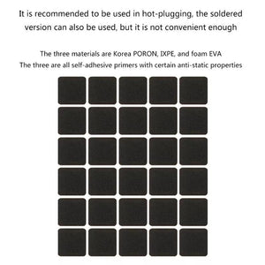 120pcs Poron Switch Foam Pads  Custom Keyboards UK
