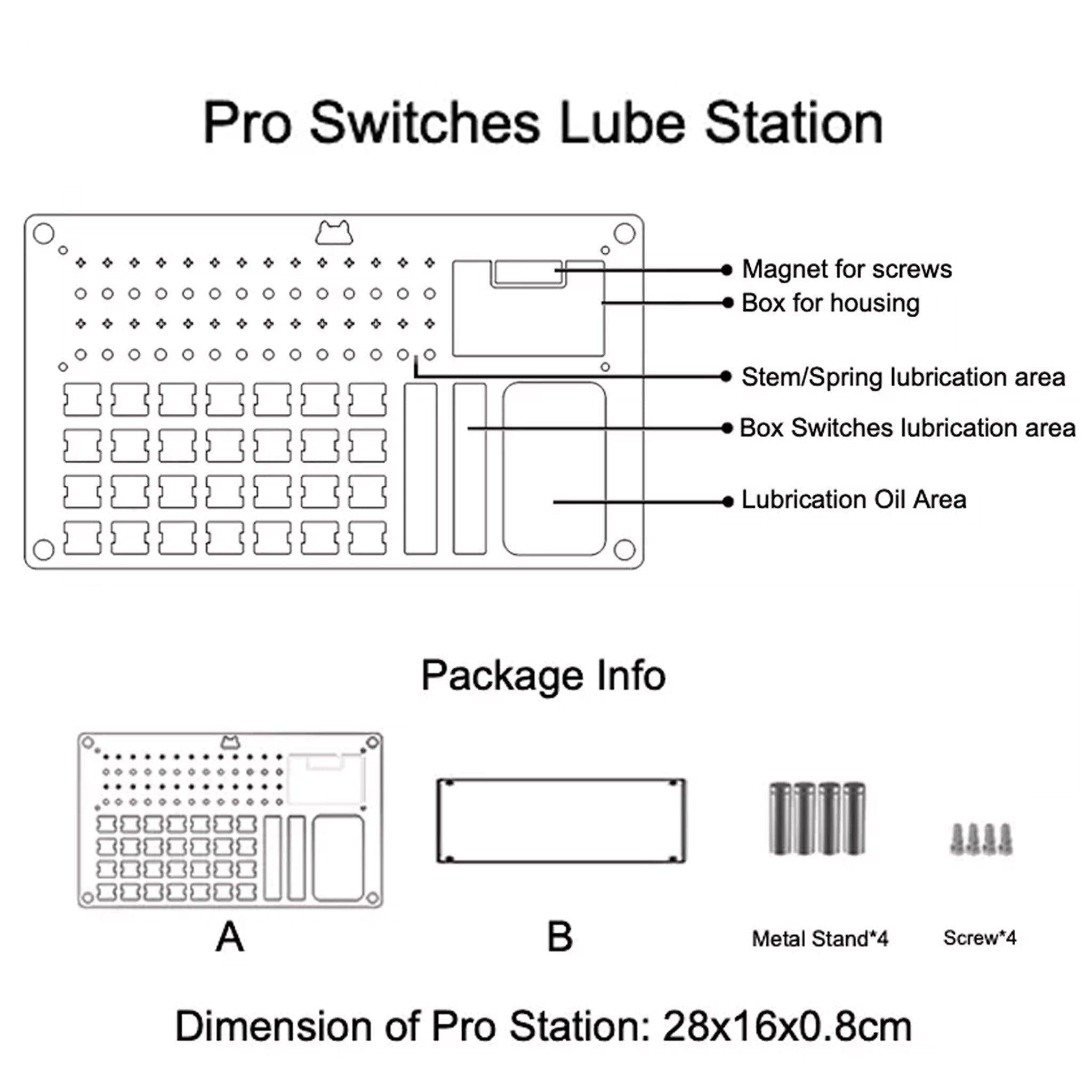 Switch Lube Station with Tray, Spring Magnet, Stem Holder & Base Housing Holder Tools Kelowna