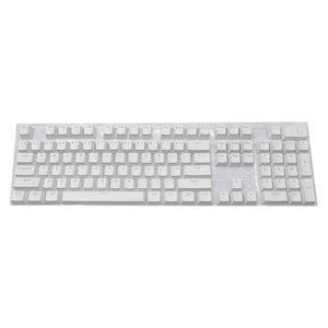 104pcs ABS Mechanical Keyboard Keycaps Keycaps Custom Keyboards UK White