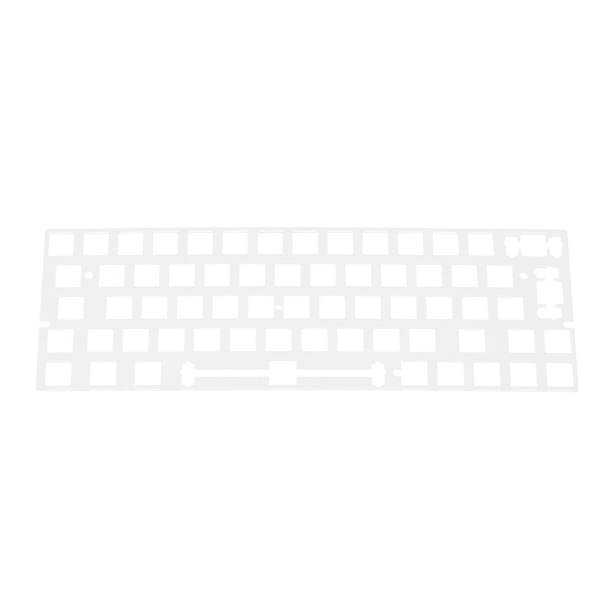 60% PC Polycarbonate Mechanical Keyboard Plate Custom Keyboards UK PC Plate ISO Edition