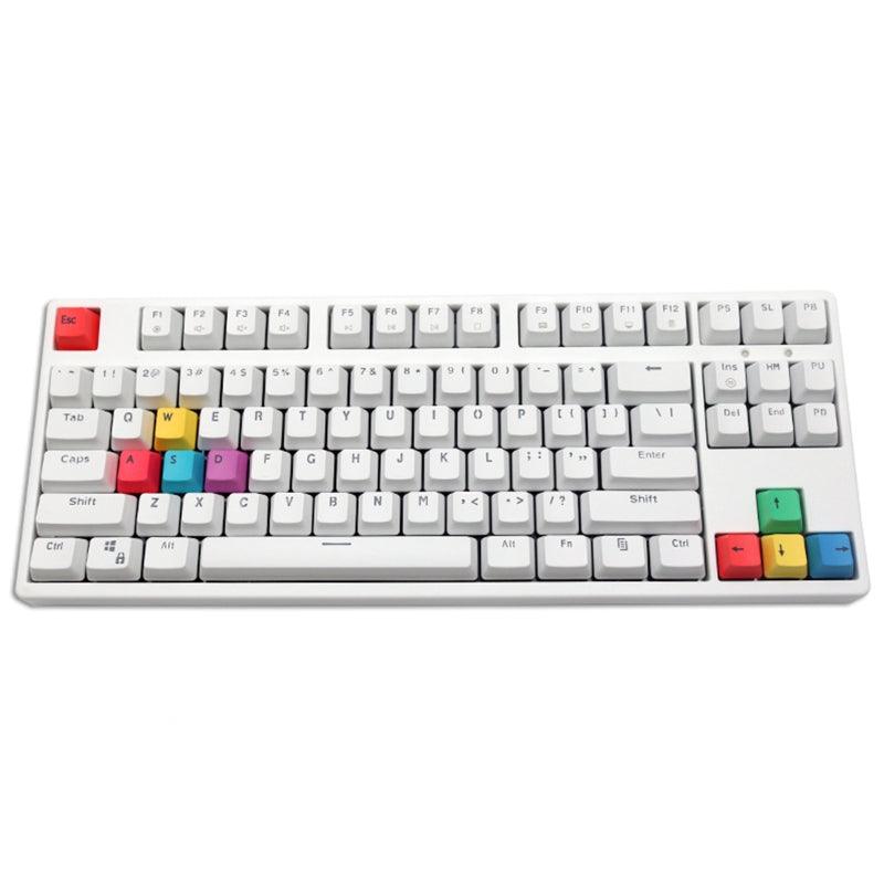 Keycap Keycaps Set Cherry MX Keyboards Multi-Colour Esc Arrow WASD UK English  Custom Keyboards UK