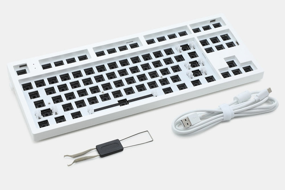 MK870 Mechanical Keyboard Kit  Custom Keyboards UK MK870 White Kit