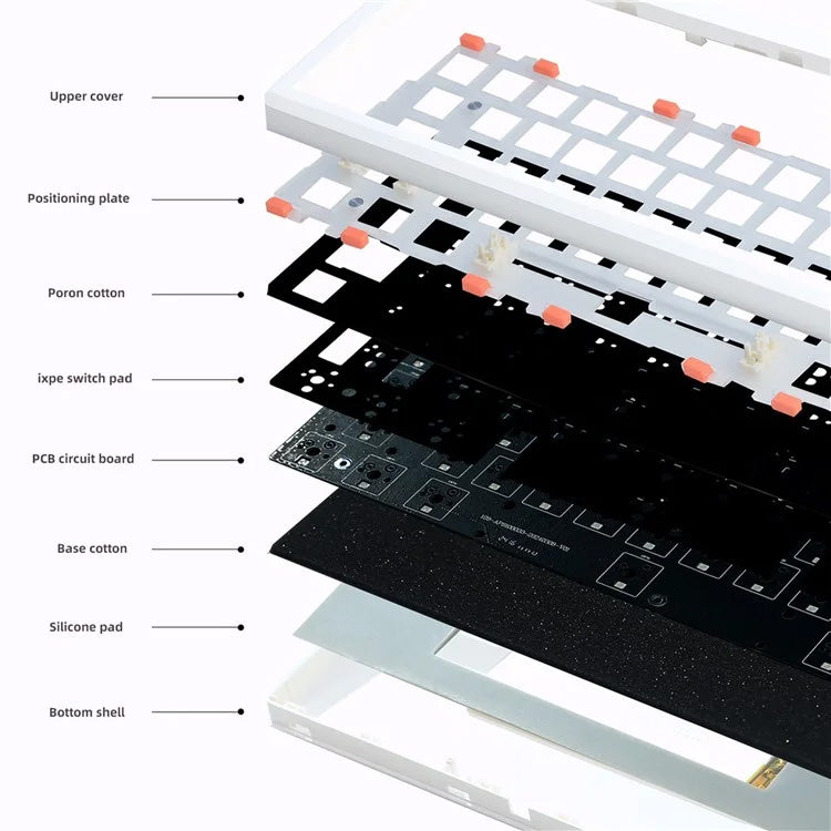 GMK61 Custom Mechanical Keyboard Barebones Kit Mechanical Keyboard Custom Keyboards UK