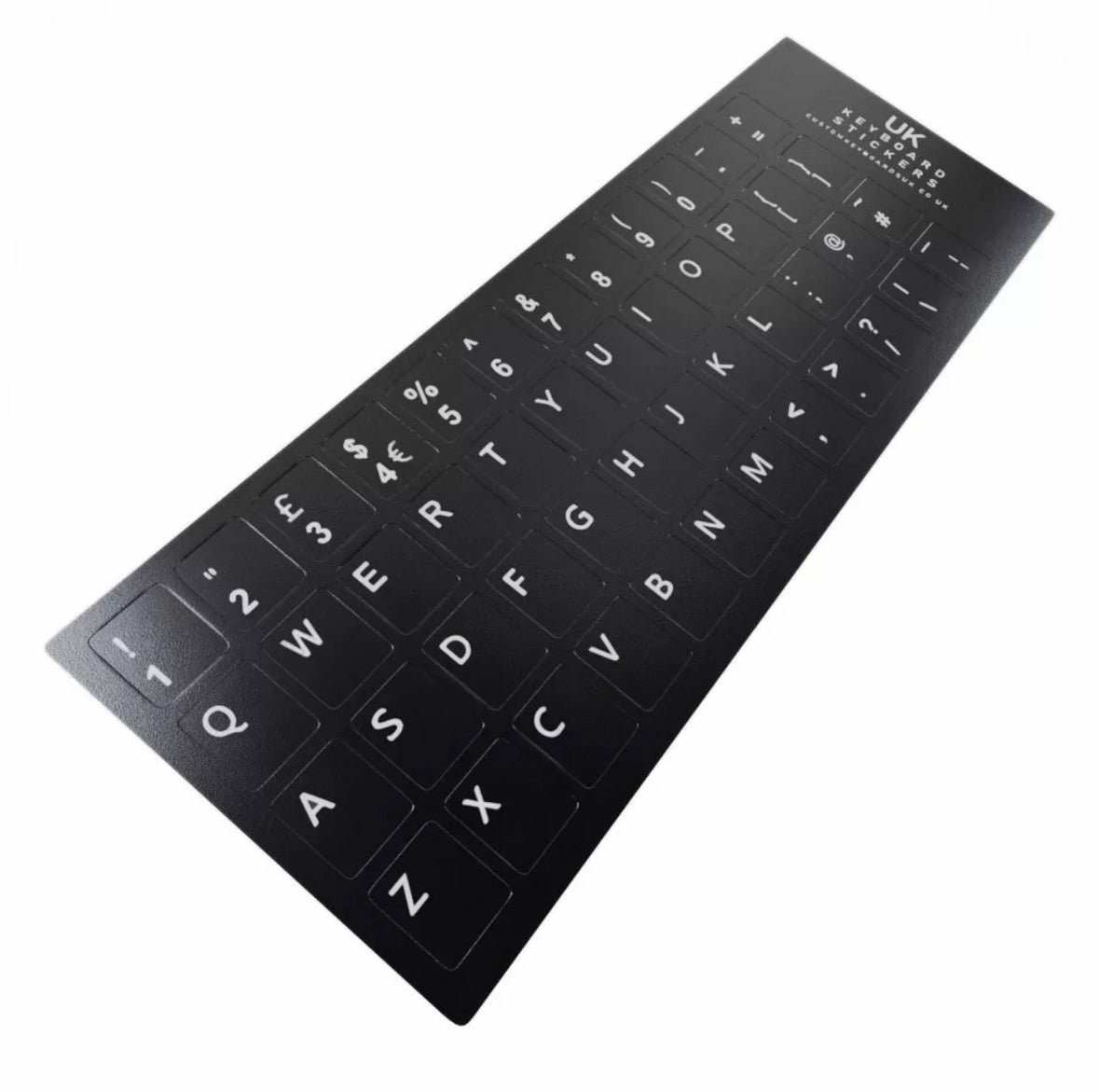 UK English Black Keyboard Keycap Stickers Tools Custom Keyboards UK