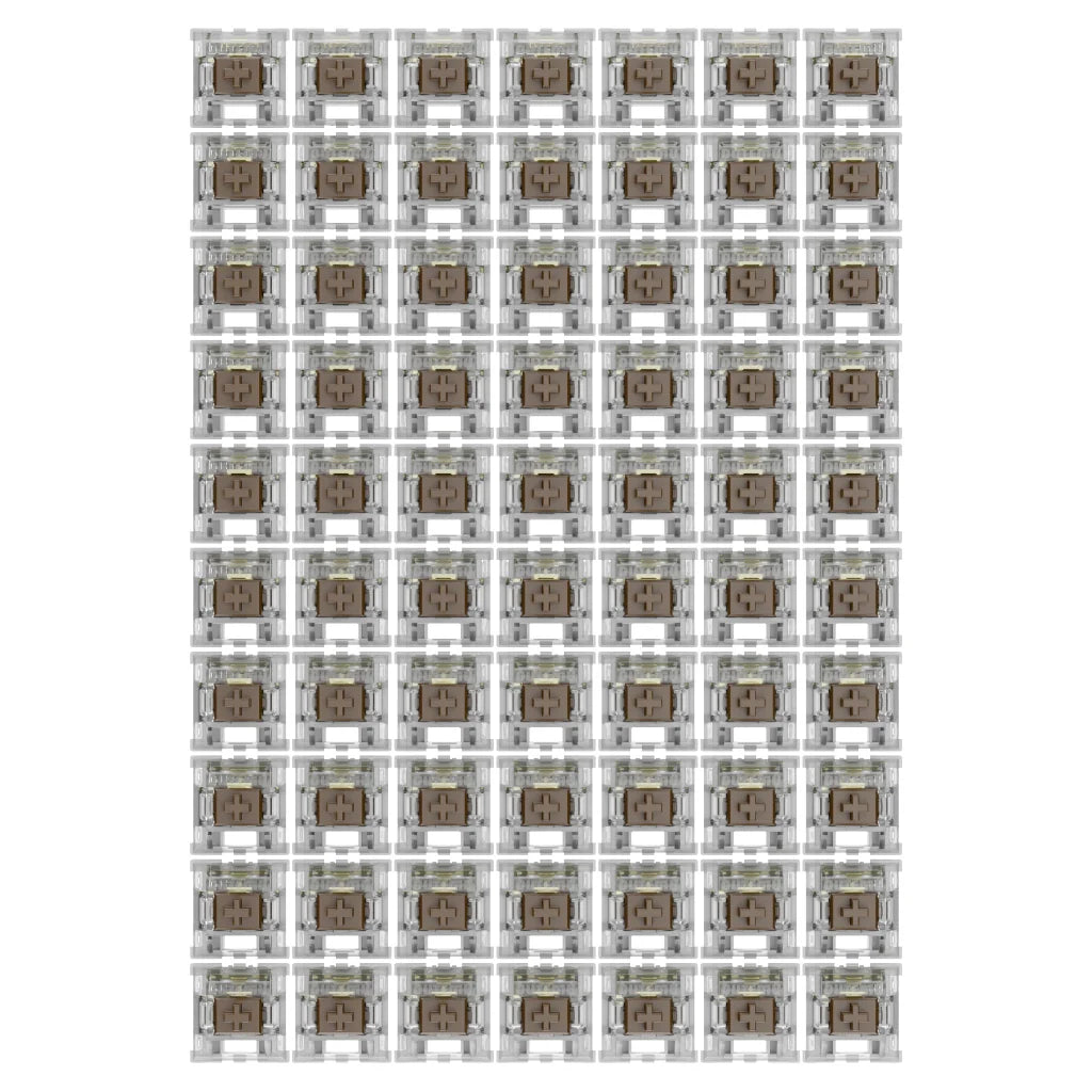 OUTEMU RGB Brown Tactile Switches Switches OUTEMU 70
