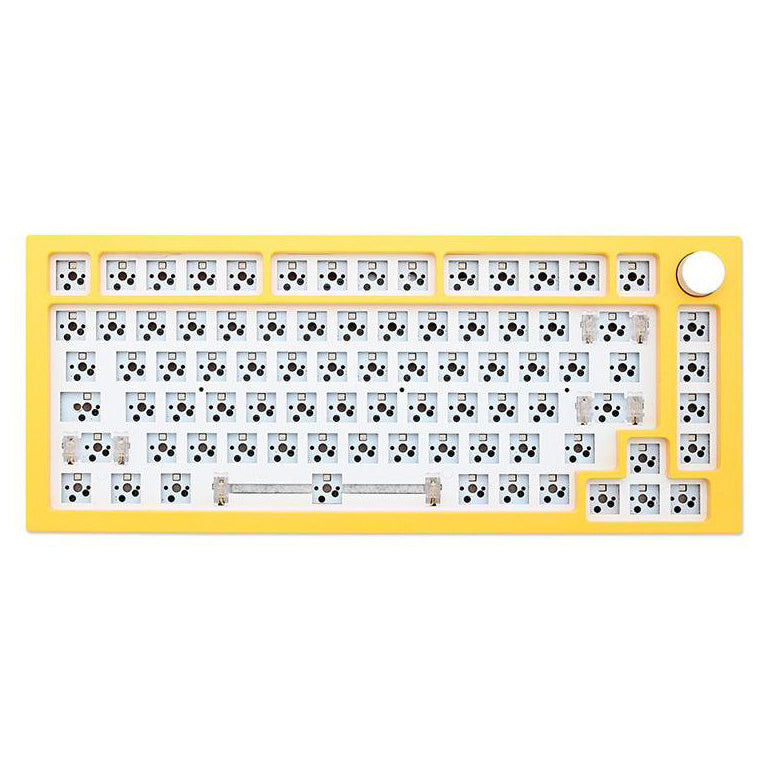 NextTime X75 75% Custom Mechanical Keyboard Kit PCB Hot Swappable Mechanical Keyboard NextTime Yellow  