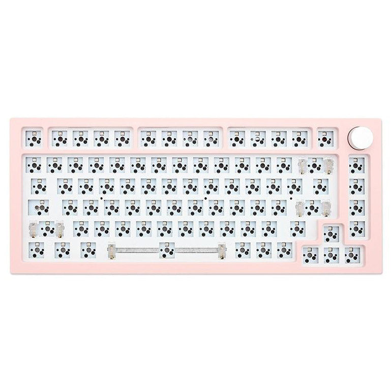 NextTime X75 75% Custom Mechanical Keyboard Kit PCB Hot Swappable Mechanical Keyboard NextTime Pink  