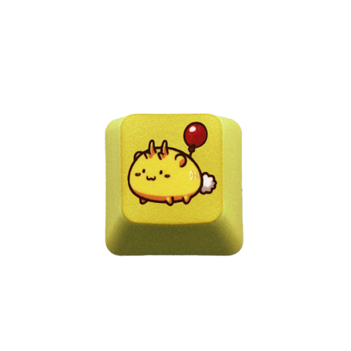 Cute ESC PBT Keycap  Custom Keyboards UK Yellow Smiling Balloon  