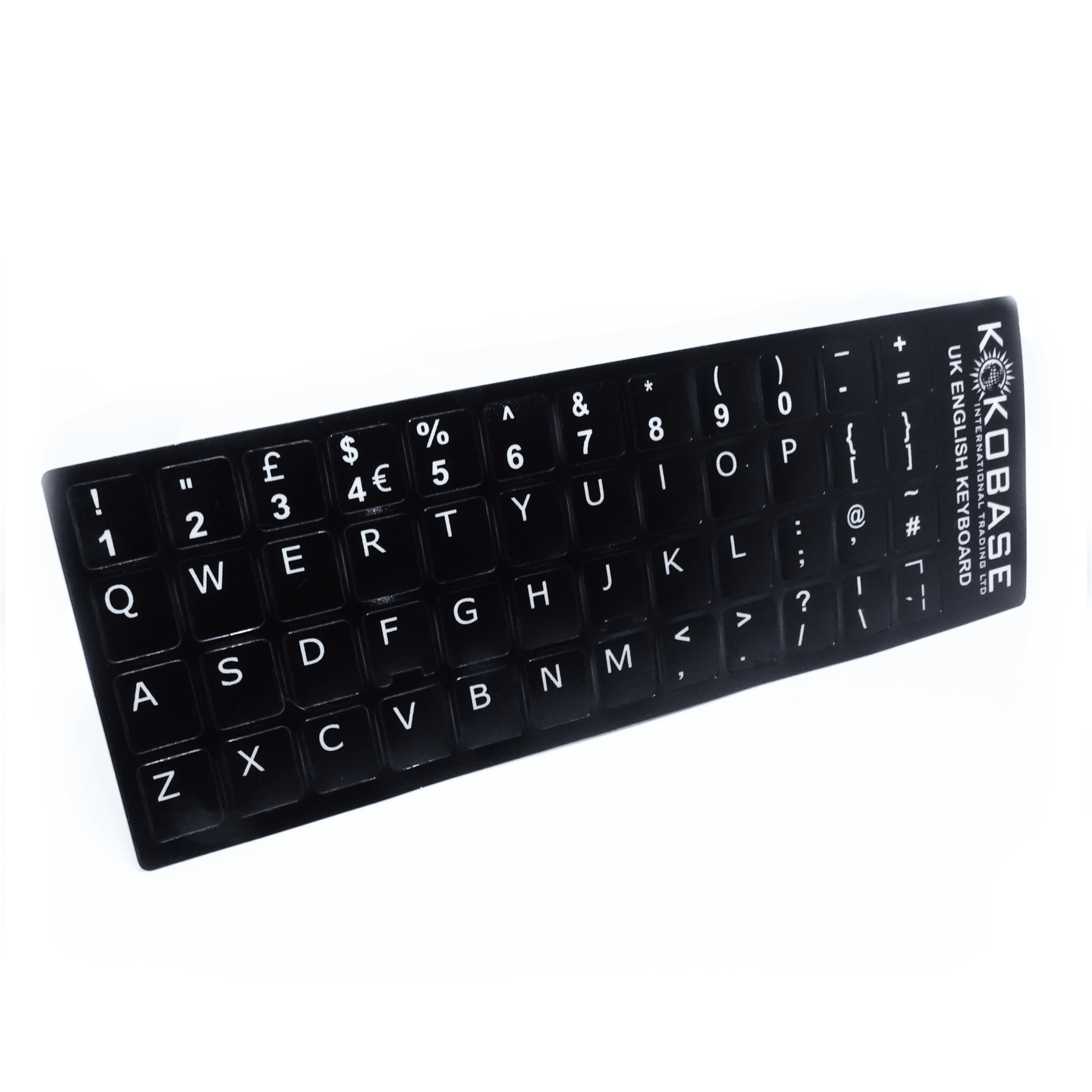 UK English Black Keycap Stickers – Custom Keyboards UK