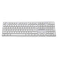 104pcs ABS Mechanical Keyboard Keycaps Keycaps Custom Keyboards UK White  