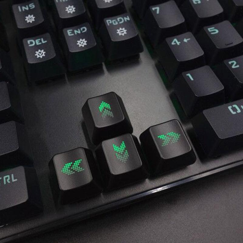 Custom ABS Black Replacement Arrow Keys in Cherry Profile Keycaps Custom Keyboards UK   