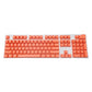 104pcs ABS Mechanical Keyboard Keycaps Keycaps Custom Keyboards UK Orange  
