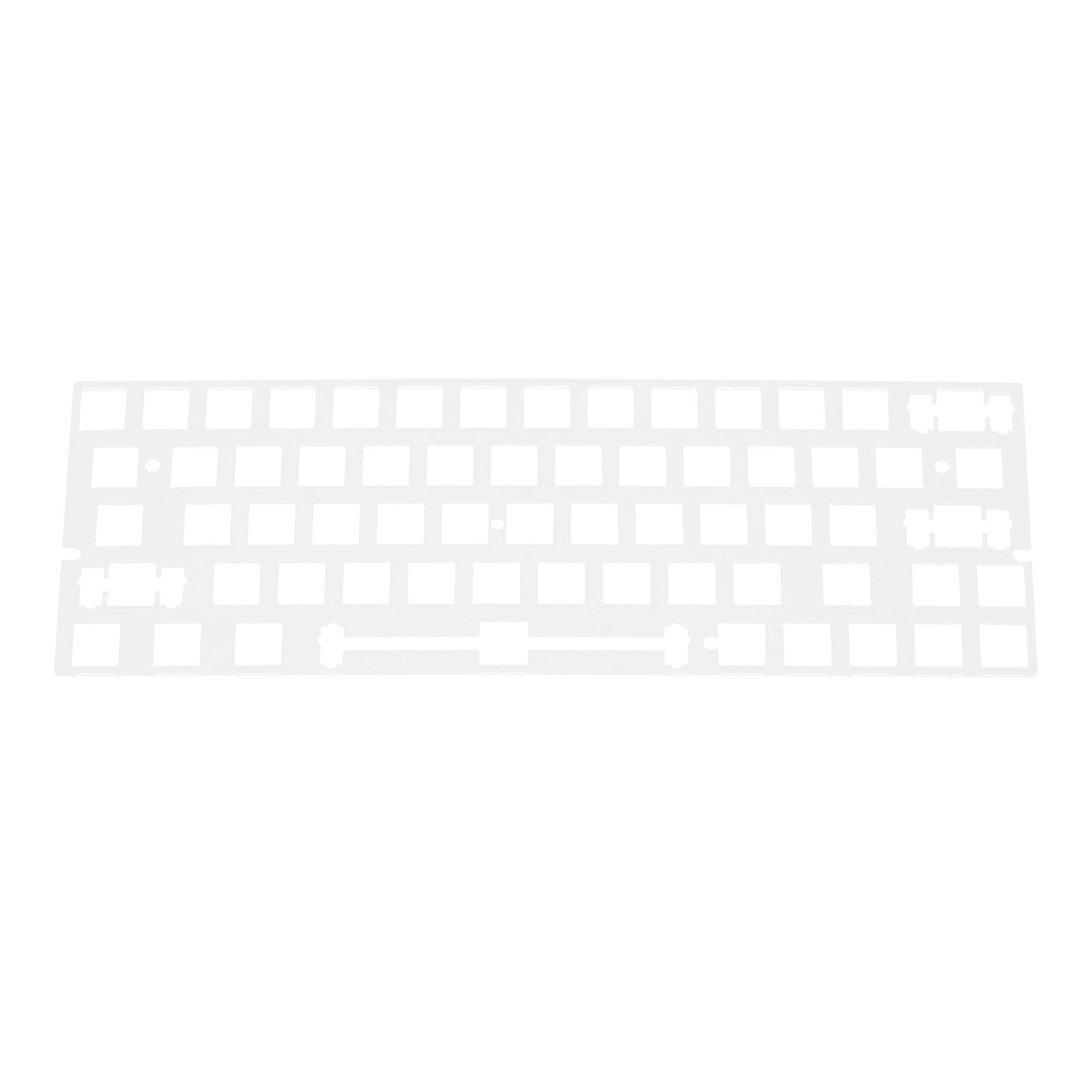 60% PC Polycarbonate Mechanical Keyboard Plate  Custom Keyboards UK PC Plate 2.25u Shift  